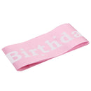 80x10cm Party Decoration Birthday Sash Brooch Princess Pink Birthday M
