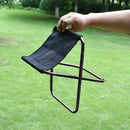 2xLightweight Folding Stool Outdoor Camping Picnic Travel Chair(Camouflage)