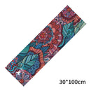 Portable Double Layer Printed Yoga Towel Quick Drying Pilates Towels (C) Newly