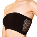2Pcs Women Wrapped Sports Bra Invisible Tube Tops Strapless Seamless Wrap Chest