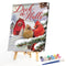 DIY Hand Painted Paint By Numbers Oil Canvas Pictures Cottage Birds Ornament Kit