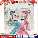 Hand Painted DIY Leisurely Noblewoman Oil Canvas Paint By Numbers Kit Craft