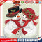 Partial Drill 5D DIY Special Shaped Diamond Painting Snowman Couple Kit