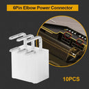 10pcs 6Pin BTC Miner Connector Replacement Power Supply Looper Male Header