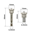 Drywall Screw Bits Setter Dimpler Magnetic Bit Holder (3pcs 50mm+2pcs 25mm)
