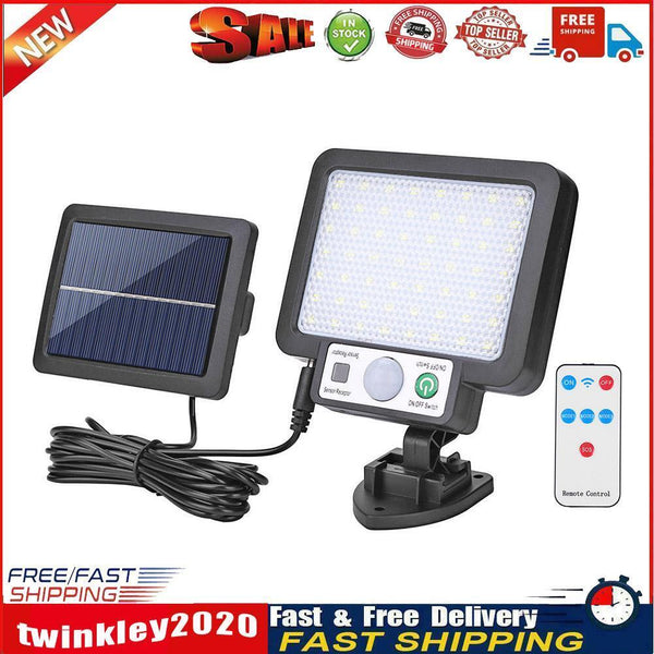 LED Split Solar Wall Light Waterproof Motion Sensor Lamp Street Light (C) Newly