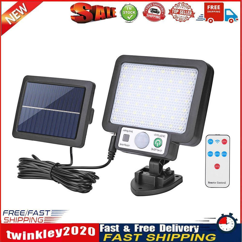 LED Split Solar Wall Light Waterproof Motion Sensor Lamp Street Light (C) Newly
