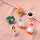 Girls Women Friends Gifts Astronaut Brooch Party Lapel Pins Anti Light Buckle