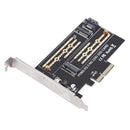 SOBW M.2 NVME to PCIe Adapter M+B Button SSD to PCI-E 3.0 X4 SATA Expansion