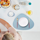 Leather Placemats Coasters, Non Slip Waterproof Heat-Resistant Place Mat Coas