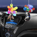 Cute Colorful Balloon Flying Cat Car Interior Cat Car Hanging Ornament Pendant