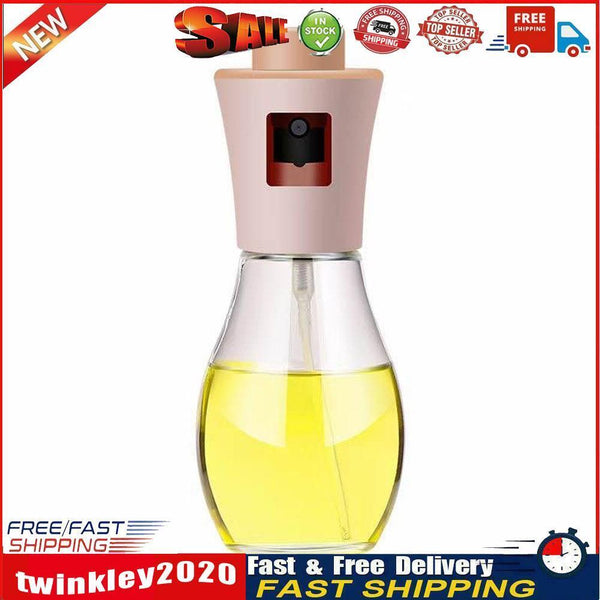 Oil Sprayer Vinegar Bottle Leak-proof BBQ Soy Sauce Oil Dispenser (Pink) Newly