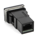 12V Waterproof 4-Wire Push Button Fog Light Switch with Yellow LED for Toyo