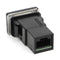 12V Waterproof 4-Wire Push Button Fog Light Switch with Yellow LED for Toyo