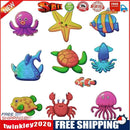 10pcs Non Slip Bathtub Stickers Marine Life Bath Self Adhesive Decals (001)