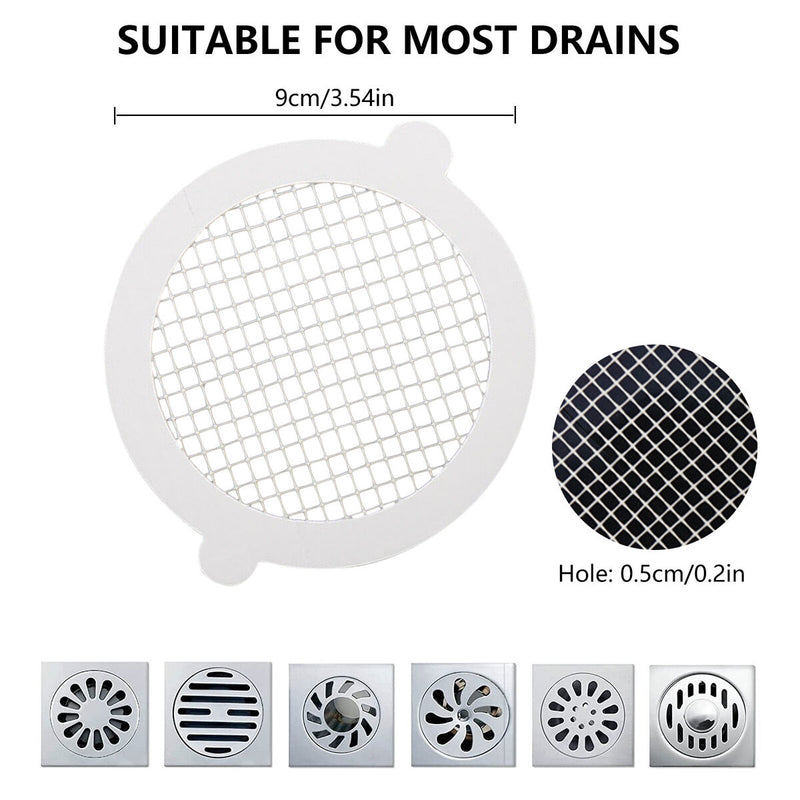 Drain Hair Catchers Set 30 / 50 Pieces Hair Drain Catcher for Bathtub Bathr