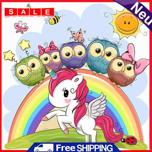 5D DIY Full Drill Diamond Painting Horse Birds Embroidery Mosaic Needlework Set
