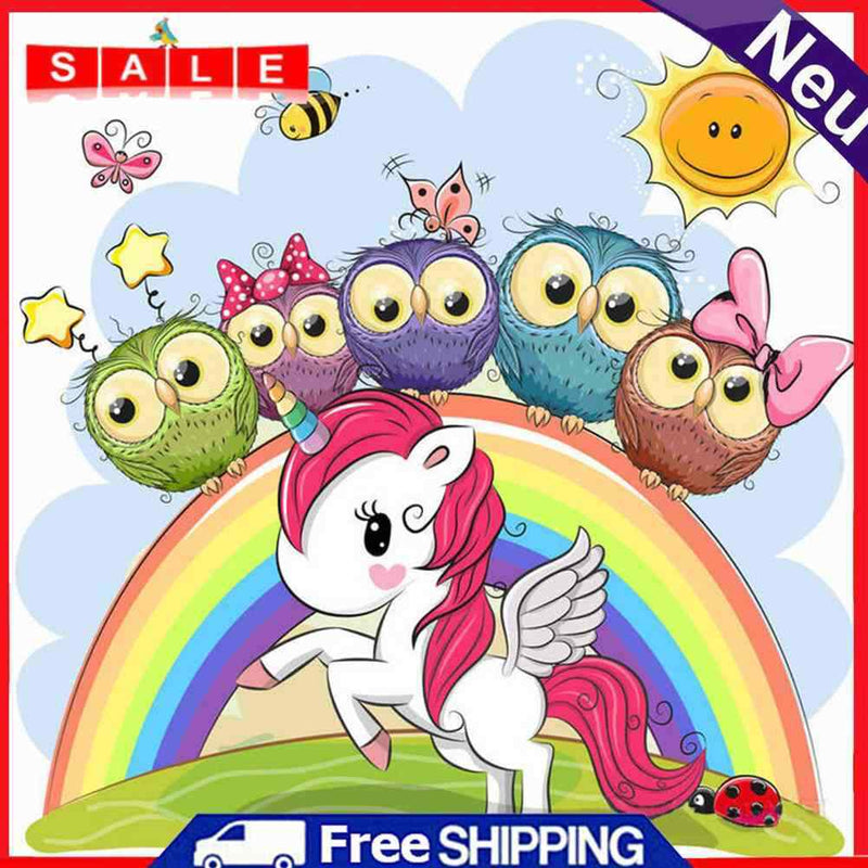 5D DIY Full Drill Diamond Painting Horse Birds Embroidery Mosaic Needlework Set