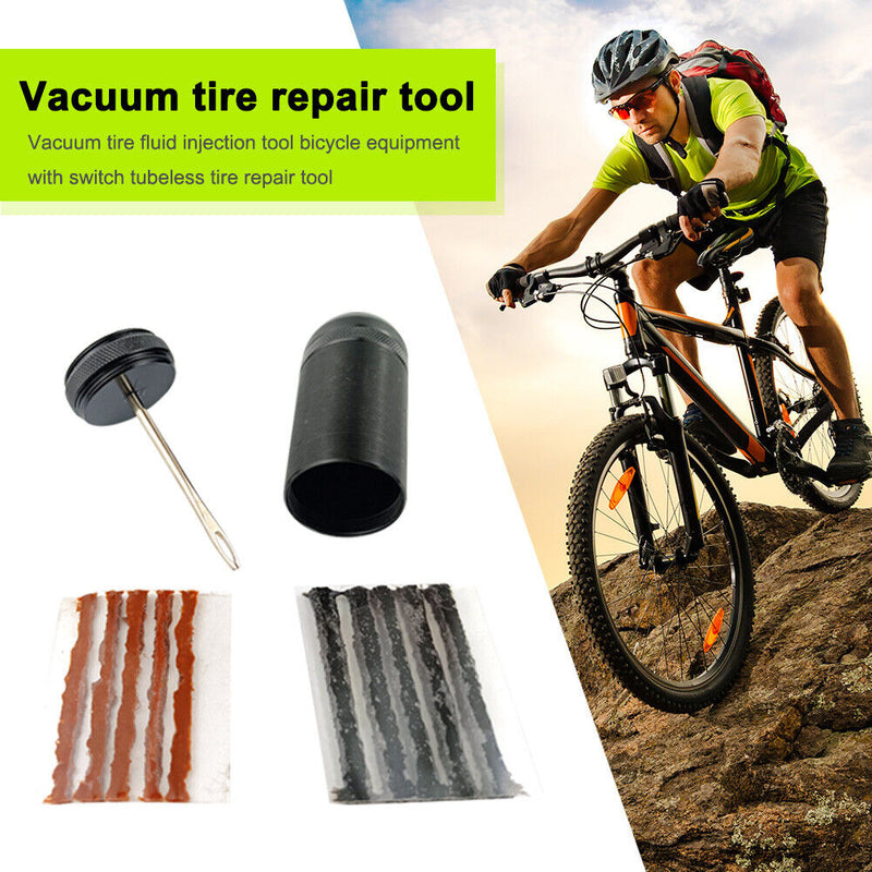 Portable Emergency Tubeless Bicycle Tire Repair Bike Puncture Service Tools
