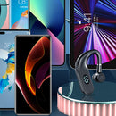 LED Digital Hanging Ear Earbuds Waterproof Bluetooth Compatible In-Ear Heads