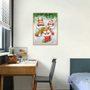 Diamond Painting Christmas Animals Full Round Drill Picture of Rhinestone Kit