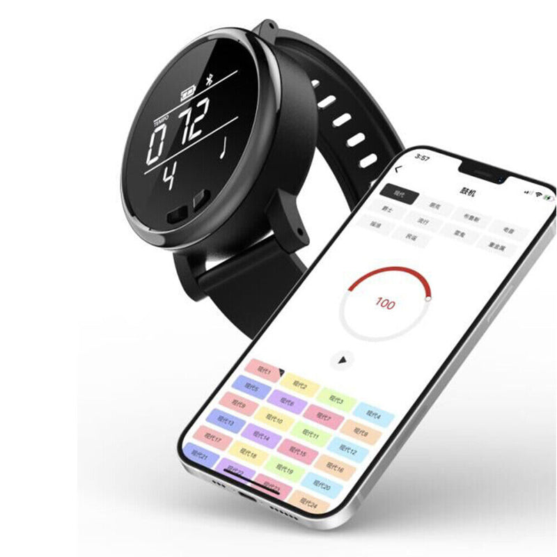 Portable Pocket Smart Body Vibration Watch Metronome Bluetooth-Compatible