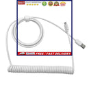 Mechanical Keyboard Data Cable Coiled Aviator Wire Type-C to USB Plug-in Cable