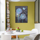 Special Shaped Rhinestone Picture 5D DIY Dandelion Diamond Painting Wall Decor