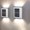 4pcs LED Solar Light Wall-Mounted Waterproof Garden Lamps (White Light)