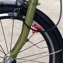 Bicycle Front Fork Protection Brake Line Protector for Brompton (Red) Newly