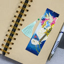 2pcs 5D Special Shaped Diamond Painting Bookmark Tassel Book Marks DIY Craft