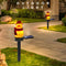 Christmas Solar Snowman Ground Lamp Garden Lawn Light Outdoor Lighting (B) Newly