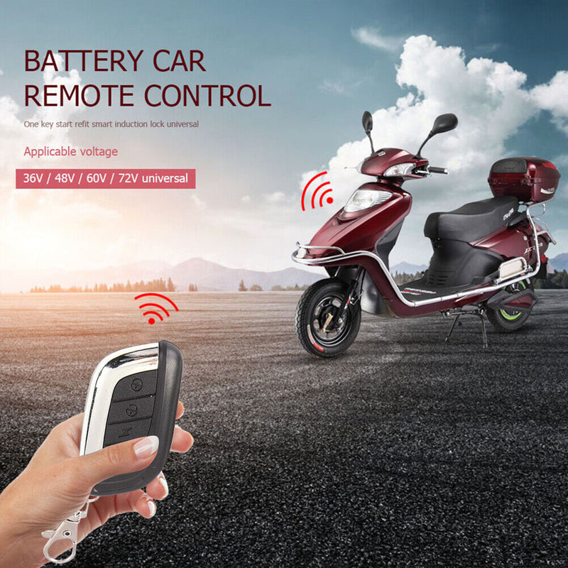 36V-72V Remote Control Electric Scooter Alarm Antitheft Security System Newly