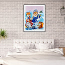 5D Diamond Painting Christmas Fairy Full Round Rhinestone DIY Home Decorations