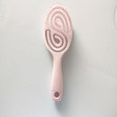 Detangling Hair Comb Scalp Massage Wet Curly Hair Brush Salon Tool (Pink) Newly