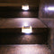 8pcs LED Solar Path Stair Fence Lamp Outdoor Waterproof Step Deck Light (D)