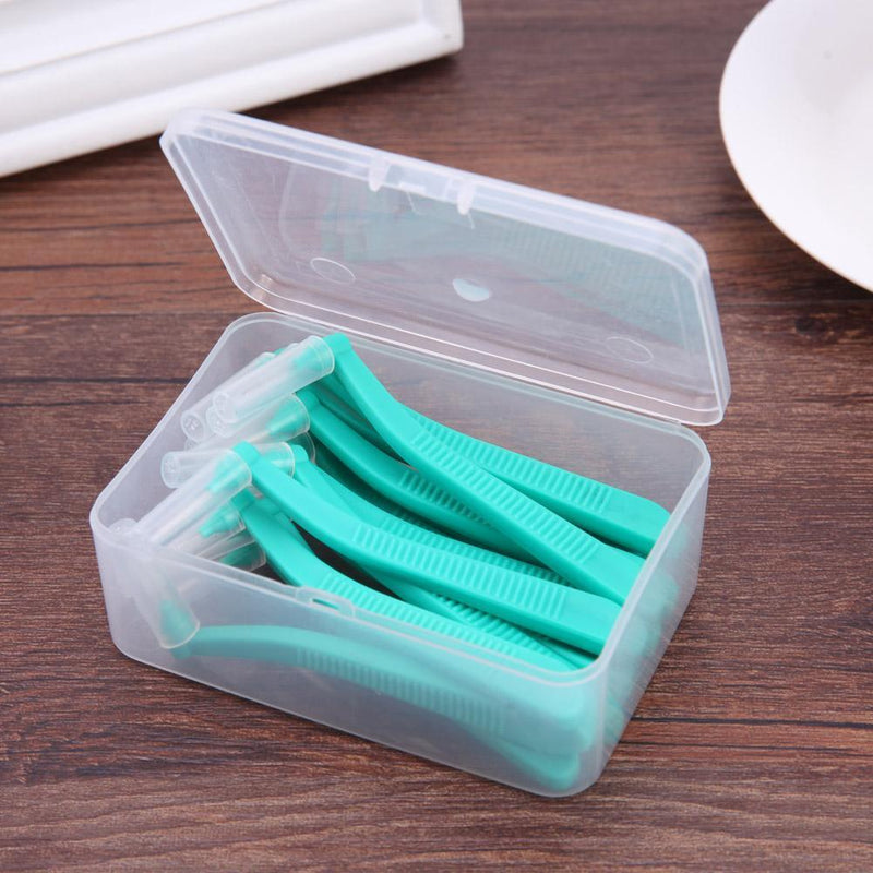 15pcs L Shape Tooth Interdental Brush Oral Care Cleaning Orthodontic Brush