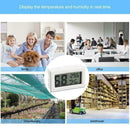 White/Black Digital LCD Temperature Humidity Meter Thermometer Hygrometer Gauge