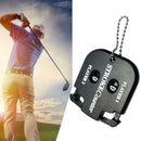 Portable Small Black Golf Scorer Counter Stroke Shot S2V8 With Keychain H5Y2