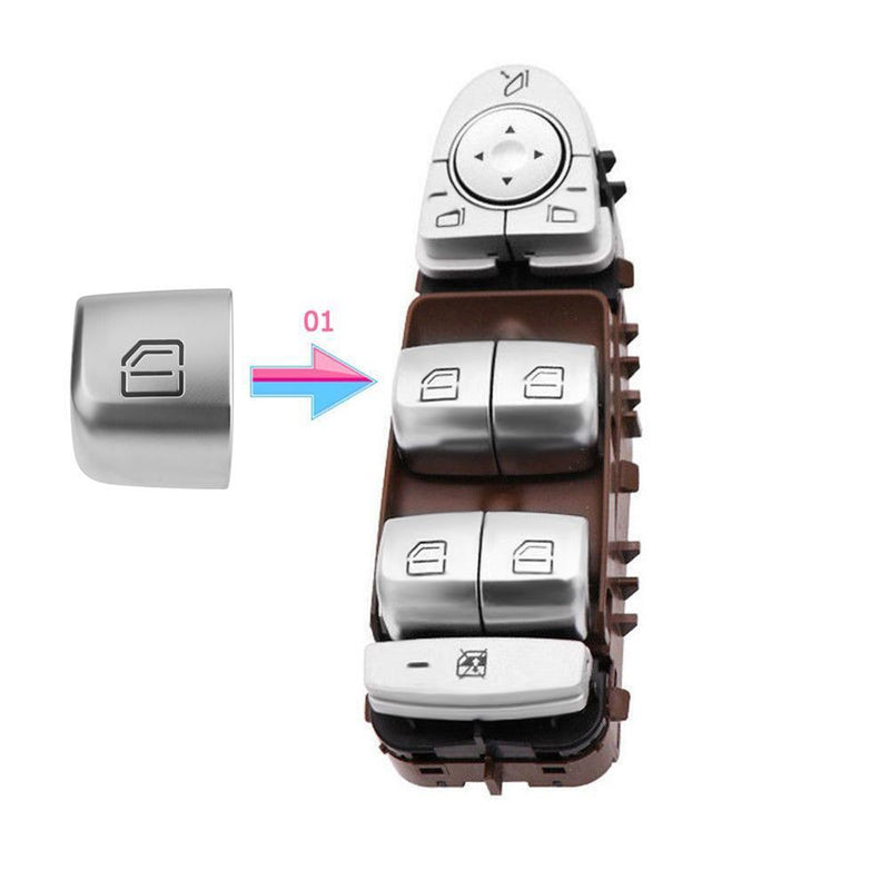 Master Window Switch Repair Button Cover FL for Mercedes Benz C Class W205