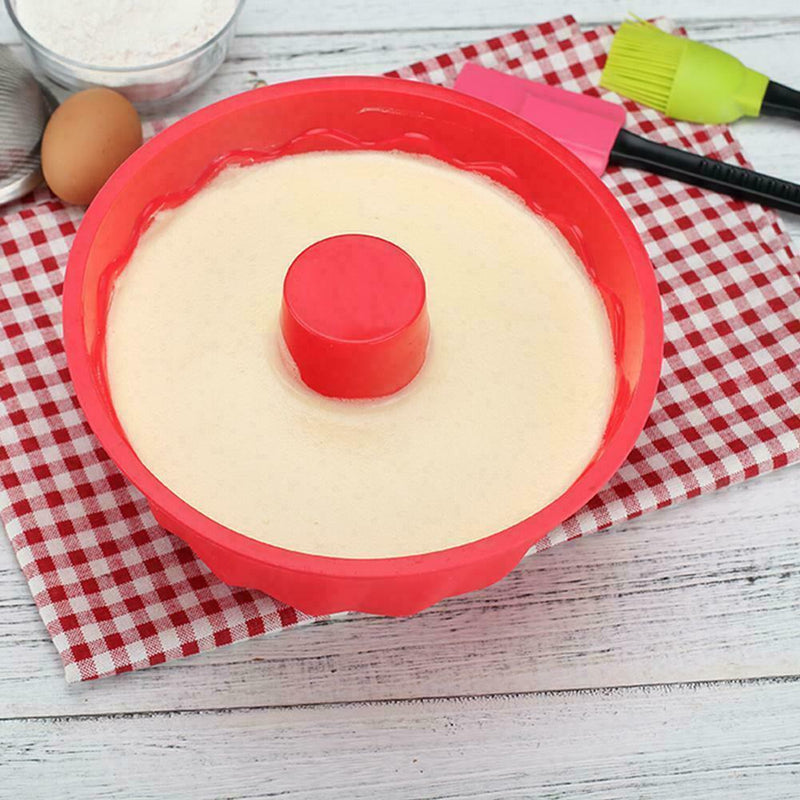 1Pc Ring Cooking Silicone Mold Kitchen Bread Baking Tools Sale Cake U4W7