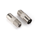 Antenna F-Type Satellite Coax Connector F Female To TV Male Aerial Male Adapter