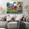 DIY Paint By Number Kit Frameless Farm Scenery Handpainted Home Wall Pendan