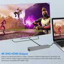 Station Fast Charging 87W PD Type C To USB-C Hub 4K HDMI Adapter USB 3.0 Port