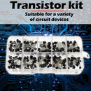 200pcs 10 Values Transistor Assortment BC327-BC558 Diode Assort Kit with Bo