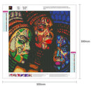 5D DIY Full Drill Diamond Painting Painted Face Cross Stitch Mosaic Kit