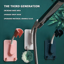 Bathroom Wall Mounted Hand Shower Head Adjustable Holder Bracket (Pink) Newly