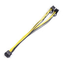 10pcs 8Pin Female to 2x8Pin(6+2) Male GPU Power Cable PCI-E Splitter Cord
