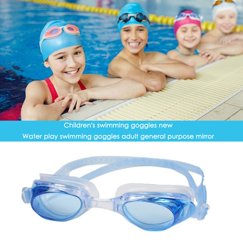 Silicone Anti UV Swimming Glasses for Adults Kids Water Sports Anti-fog Goggl
