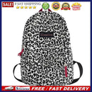Preppy Style Canvas Zebra Cow Pattern Print Large Backpack Casual Women Handbags